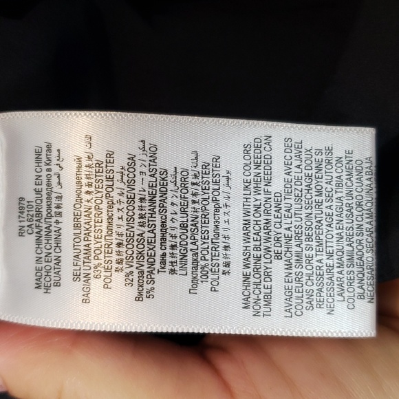 BCBGMaxAzria Abrielle Sleeveless Peplum Top Small Black New - Picture 8 of 9